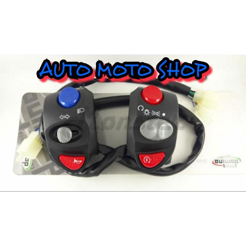 SAKLAR DOMINO SET KIRI KANAN UNIVERSAL BEAT MIO FINO SCOOPY VIXION RX KING SONIC SATRIA FU 1set