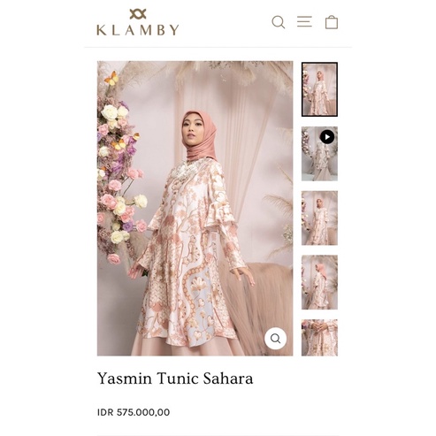 Yasmin Tunic Sahara Wearing Kambly Size XS