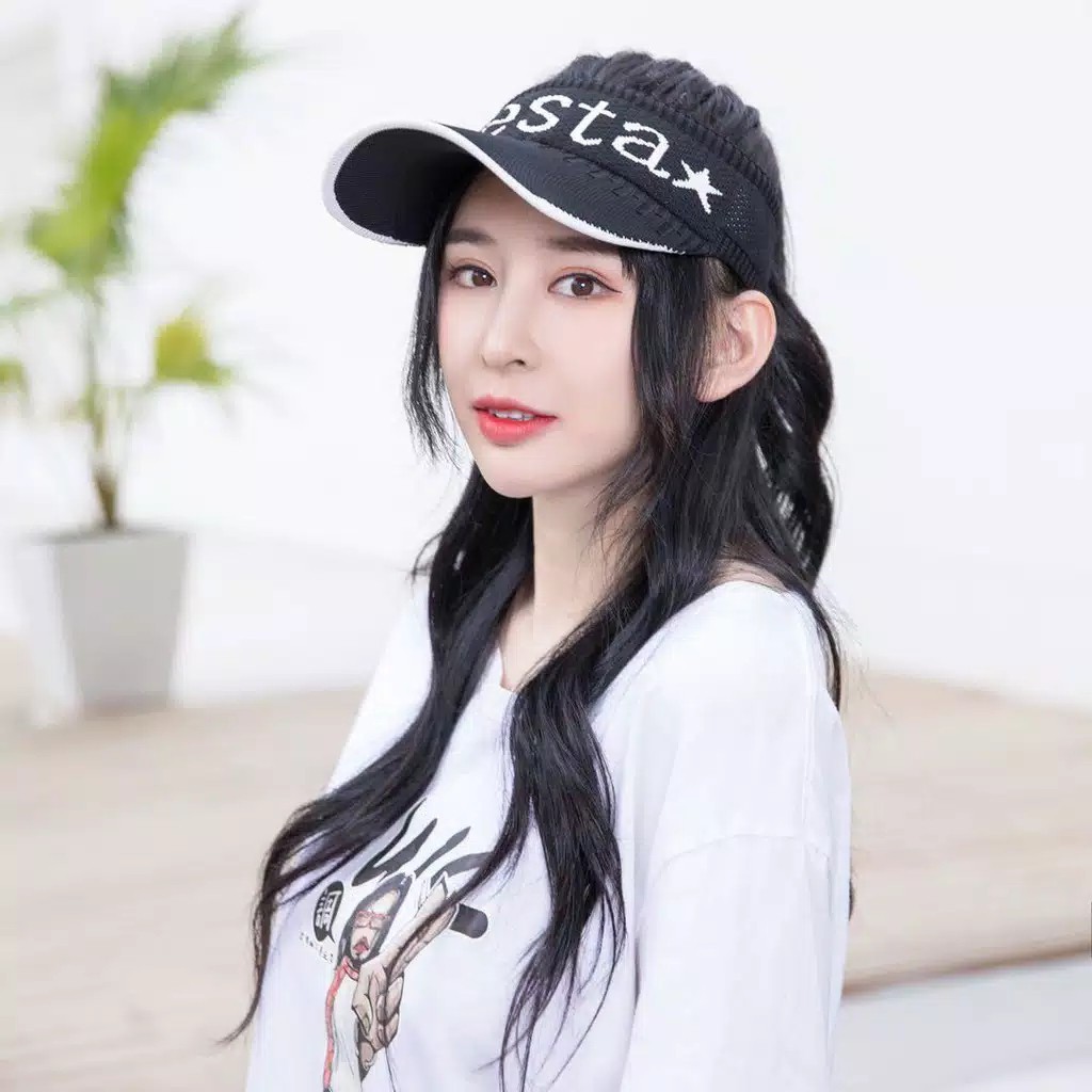 ♥TMALL88♥ Topi Baseball Musim Panas Kosong ats Perlindungan Uv Siesta