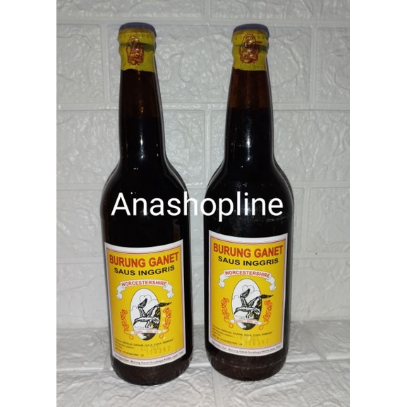 

Saos Inggris Burung Ganet Sriti 12 x 600ml / sauce / saus / worcestershire / kecap / inggeris