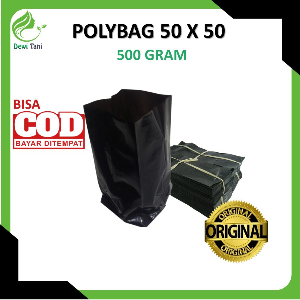 Polybag besar 50x50 / polibag besar 50x50 / polibek Plastik 50x50 500g