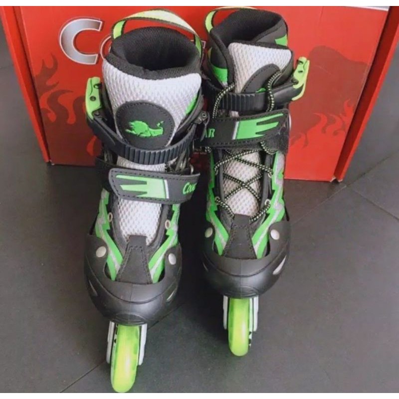 Sepatu Roda Cougar MS835L Black/Yellow Inline Skate
