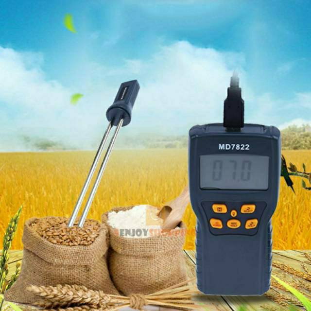 Digital Grain Moisture Temperature Meter Tester Measuring Probe