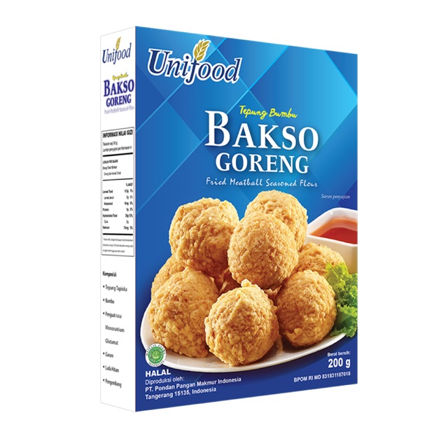 Pondan Tepung Bumbu Bakso Goreng Unifood 200 gr