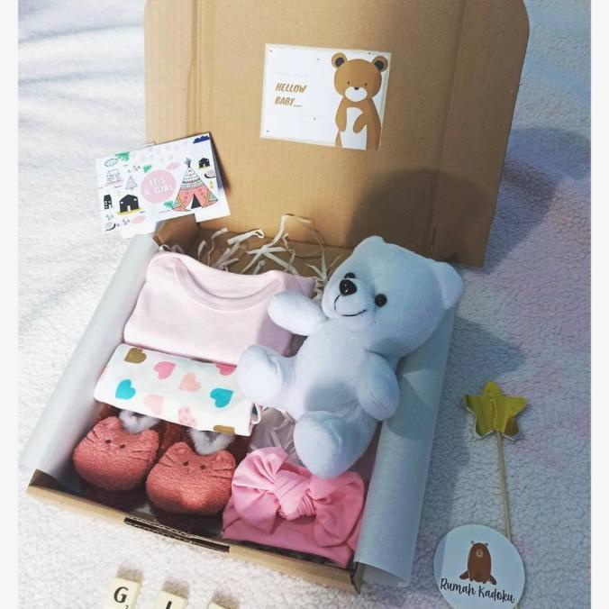 

Hampers baby girl kado lahiran kado bayi perempuan hampers bayi