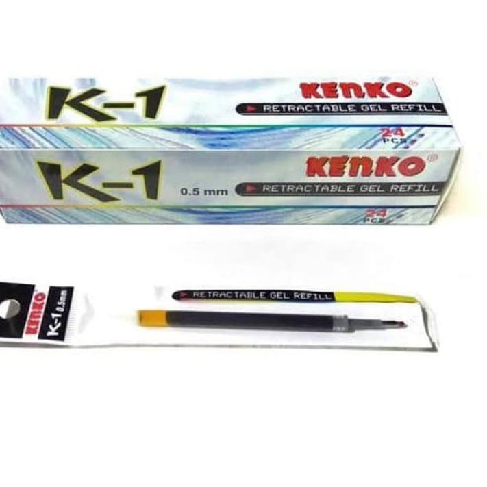 

Grosir ♡ Refill pulpen gel/isi pulpen gel K1 kenko ( 24 pcs )++