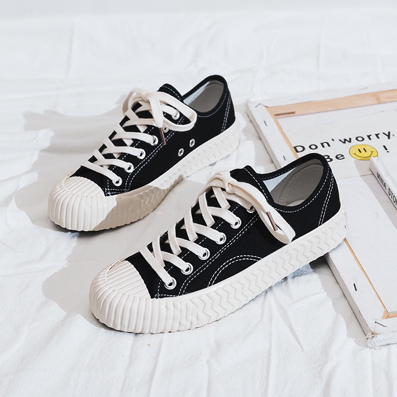 SW46 Sepatu Sneakers Tali Wanita Import Korea - Sepatu Import Sneakers Wanita - Sepatu Kanvas Import