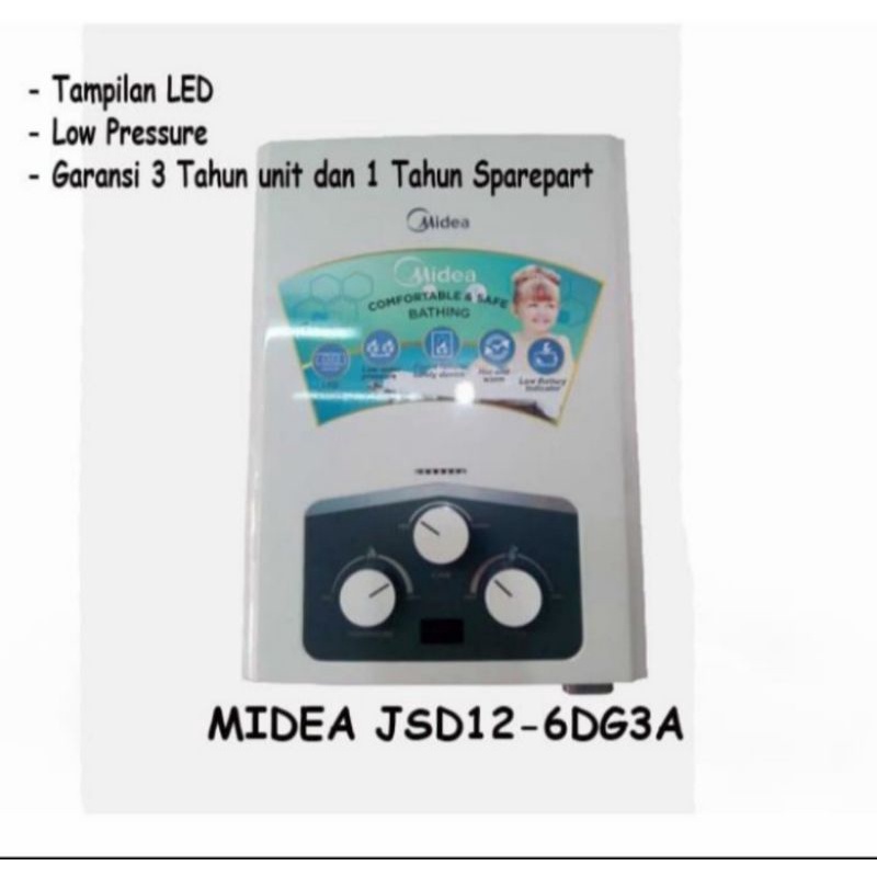 Midea water Heater Gas Midea JSD 12