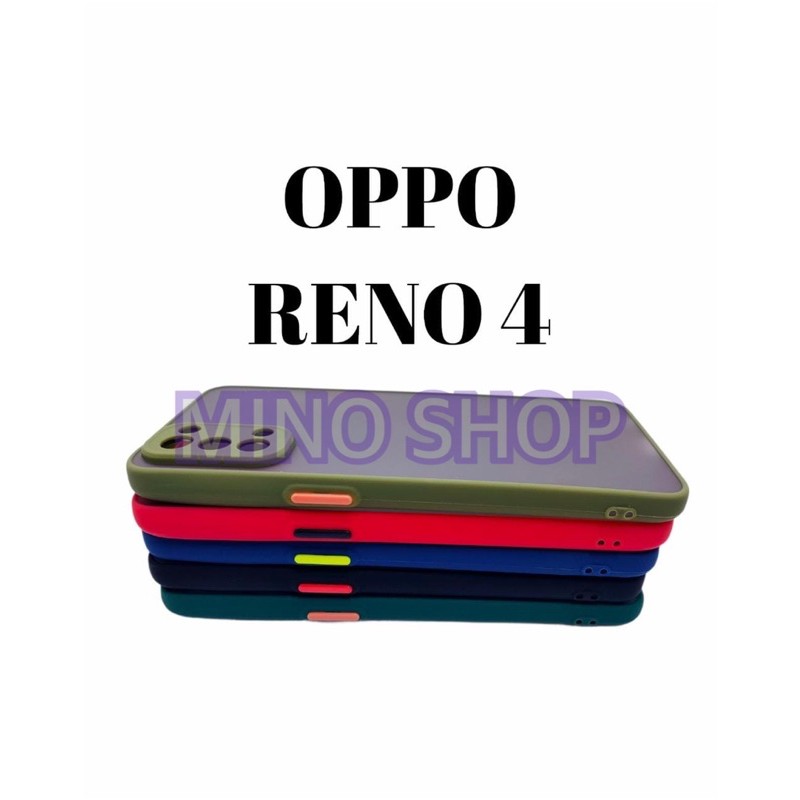 SOFTCASE OPPO RENO 4 - HARDCASE DOVE MYCHOICE PLUS PELINDUNG KAMERA - AERO CASE