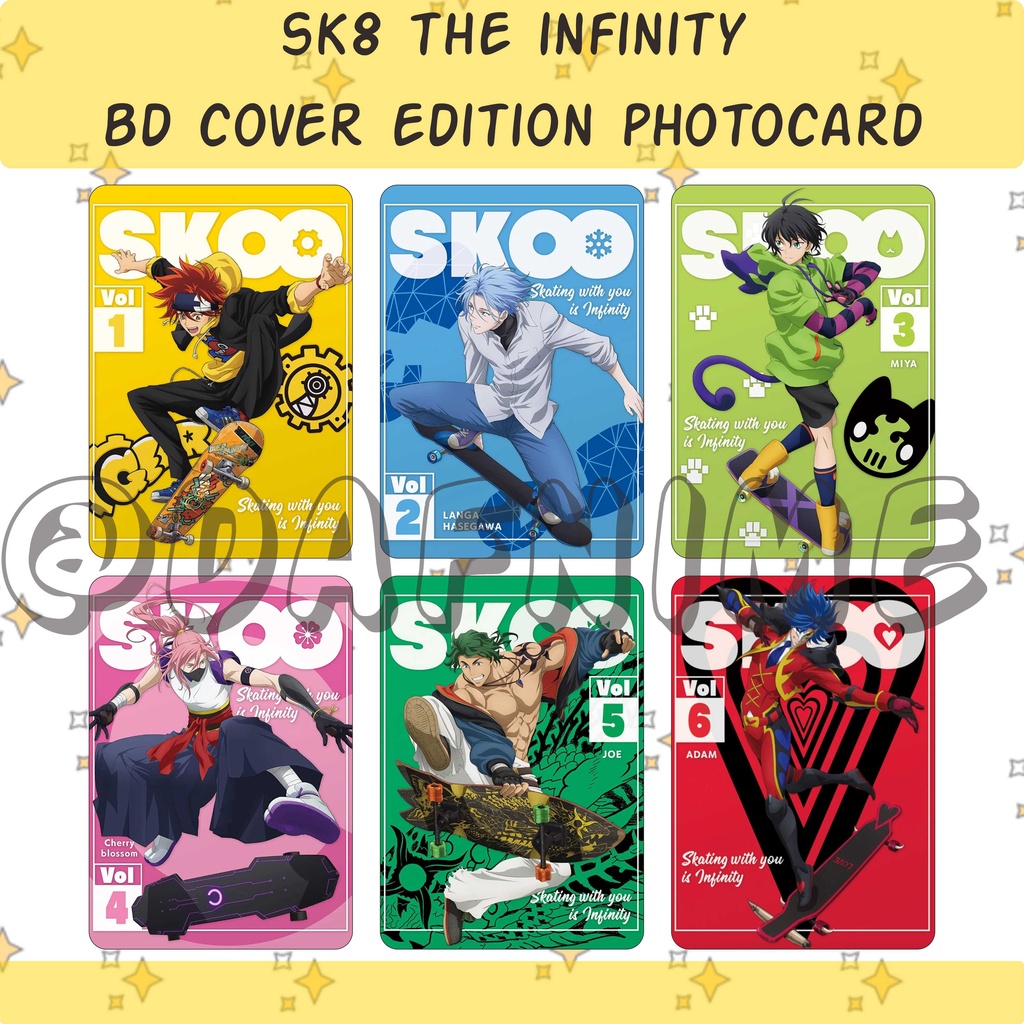 SK8 THE INFINITY BD COVER EDITION PHOTOCARD ANIME