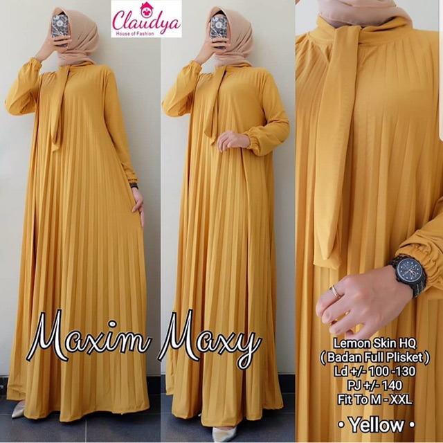 Maxim maxy dress plisket