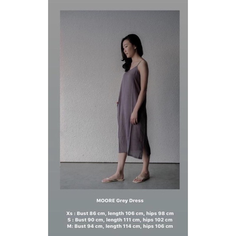 Eunoia Moore Grey Dress