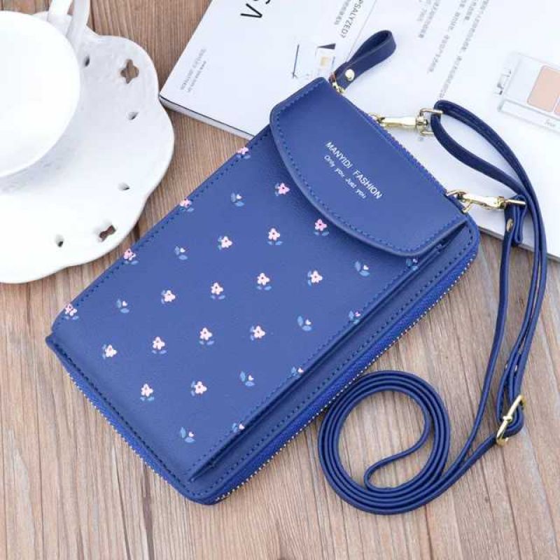 Pocket hp BOLISH V2 Tas Selempang  Dompet Panjang Wanita Import Real Pict Dompet Pocket