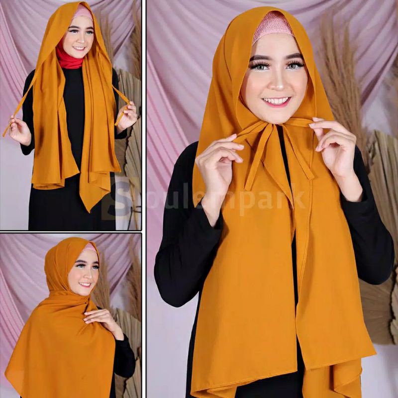 PREMIUM JILBAB PASHMINA TALI DIAMOND ITALIANO HIJAB INSTAN PASHMINA SABYAN