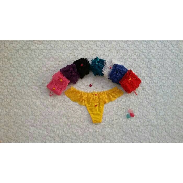 ready g string celana dalam wanita gstring sexy renda cd40