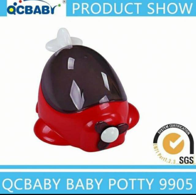 QC Baby  Training Potty Plane Pispot Bayi Tempat Pipis Pup Bayi