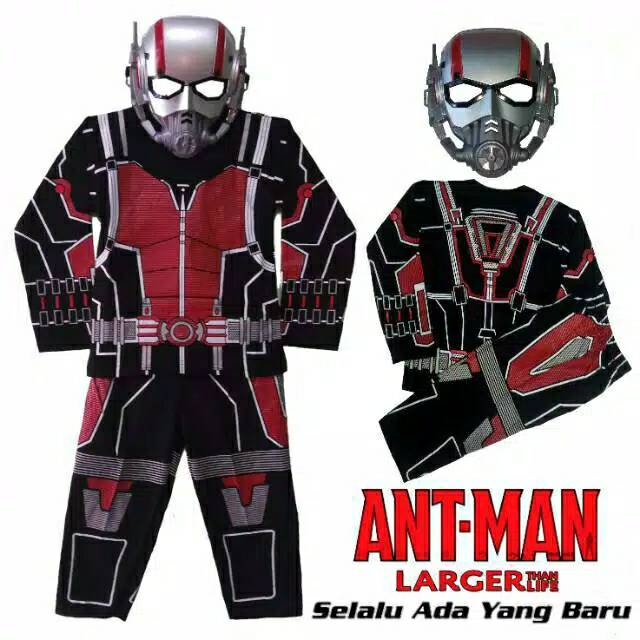 Baju Kostum Antman Avengers Anak Laki Laki KE1