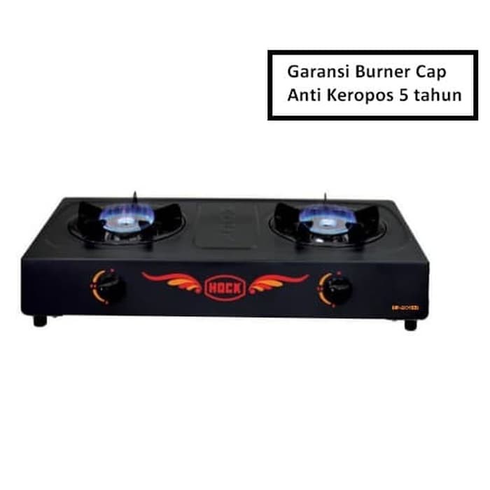 HOCK HP-201ED Elegant Deluxe Kompor Gas Dua Tungku