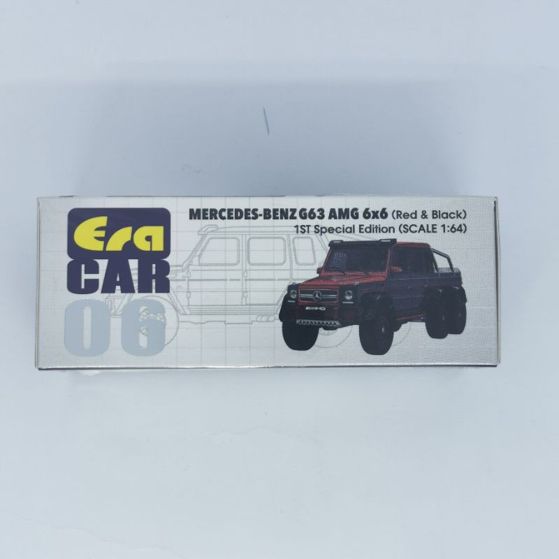 MERCEDES - BENS G63 AMG 6X6 (RED AND BLACK) - ERA CAR