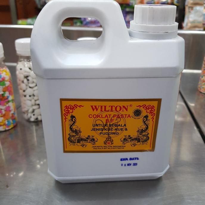 

PASTA COKLAT WILTON BF 1L / Black Forest besar 1 Liter / 1 KG
