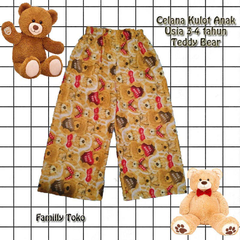 PILIH MOTIF Kulot Anak Perempuan Katun Usia 3th - 4th / Grosir kulot anak,bisa ecer / Celana Kulot Anak / Pilih Motif Kulot anak 3-4 tahun L/KULOT ANAK PEREMPUAN / CELANA PANJANG CEWEK MOTIF