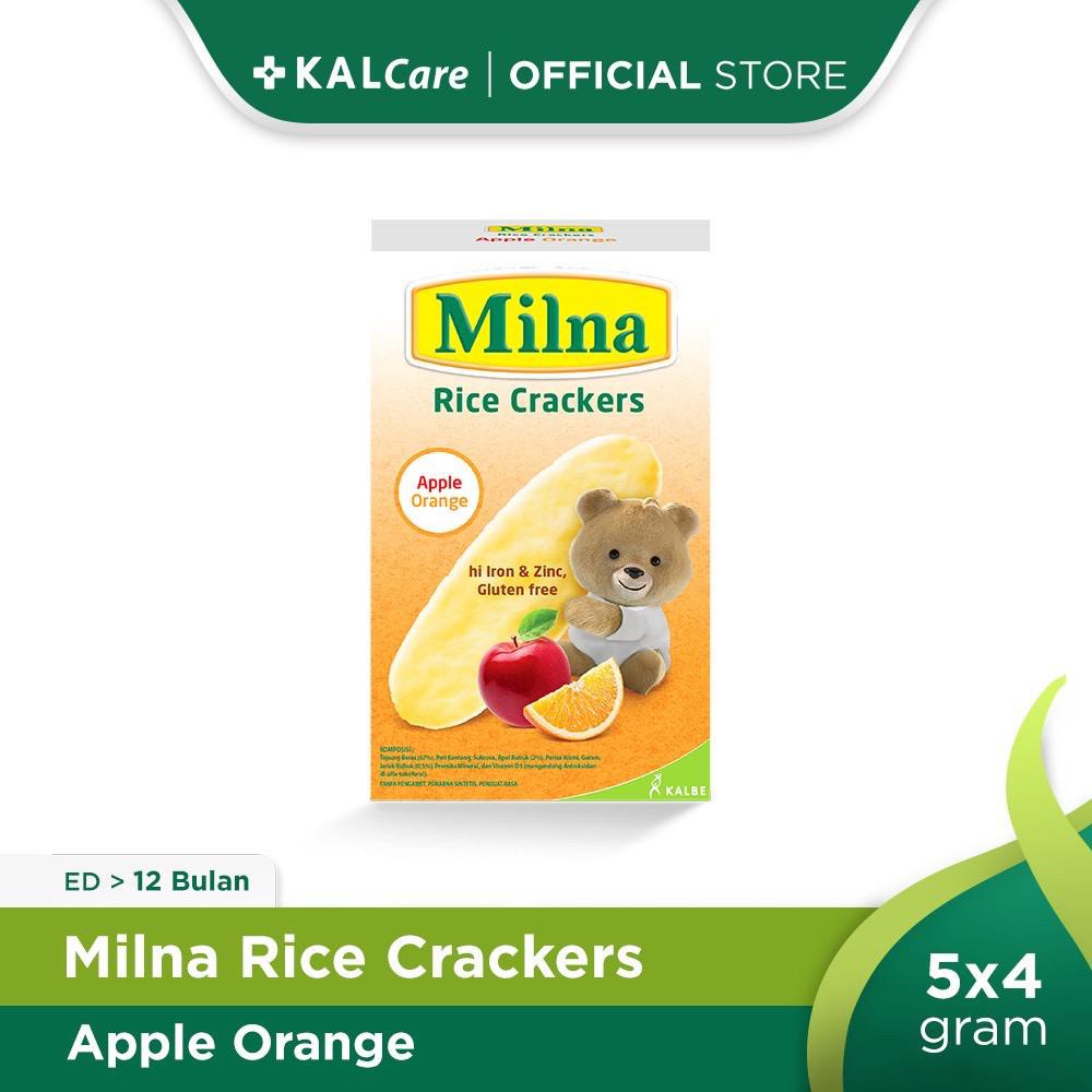 Milna Rice Crackers Biskuit Bayi Rice Cracker 20 gr