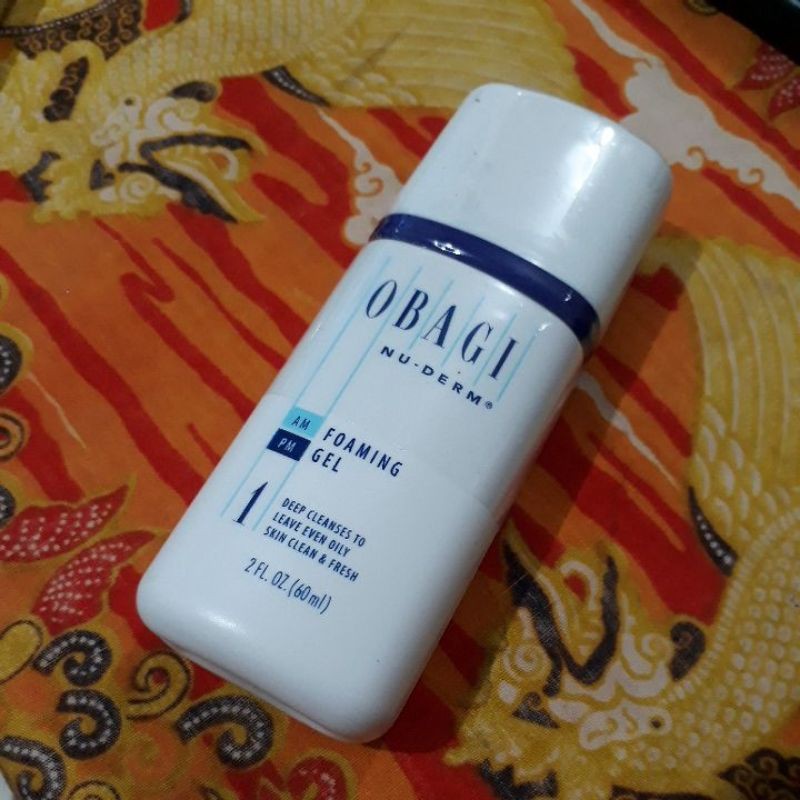 OBAGI Nu-Derm Foaming Gel.