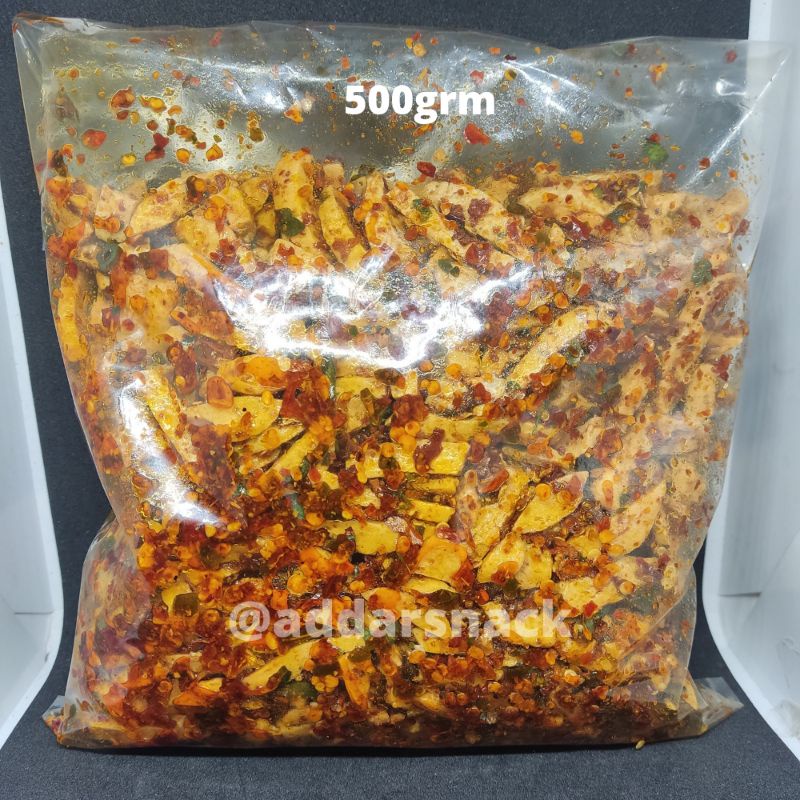 Basreng Stik Bumbu Basah Daun Jeruk Halal Netto 500Grm