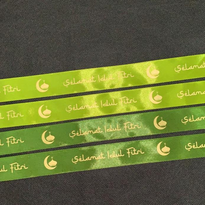 

Pita Satin Lebaran Pita Selamat Idul Fitri L003 Ribbon Hampers Florist Hot!!!R30F