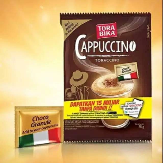 Torabika Cappucino Toeaccino 25gr pmg isi 10 sachet