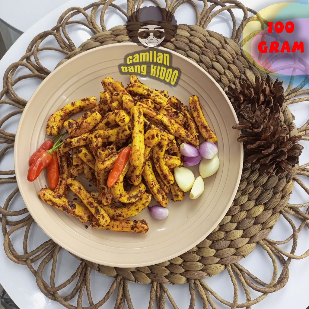 

CAMILAN PEDAS - SEBLAK KERING POTATO PEDAS DAUN JERUK 100 GRAM