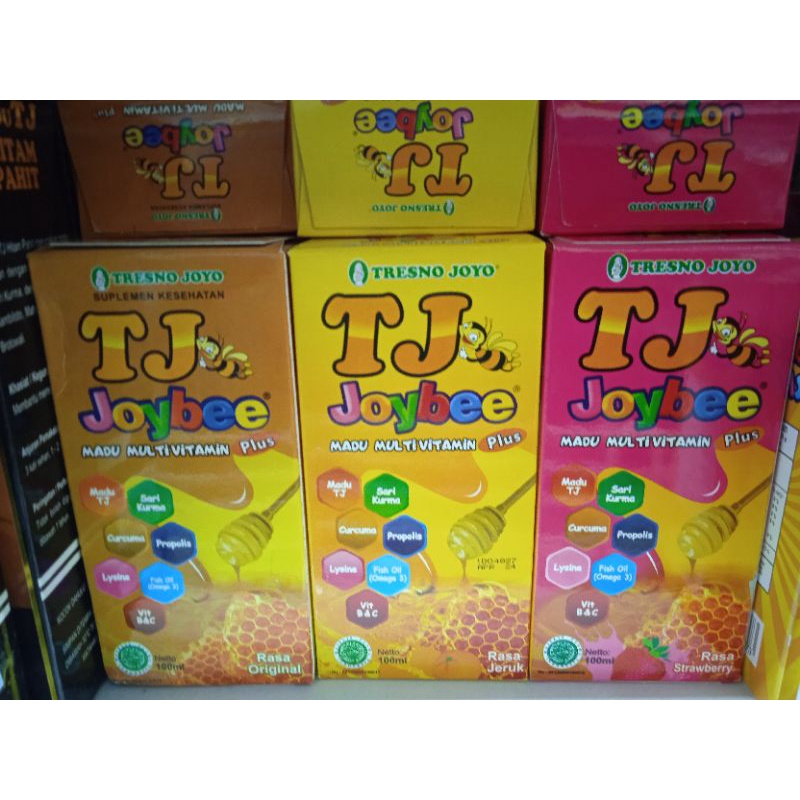 

Madu Tj Joybee Rasa Original, Jeruk dan Strawberry 100 Ml