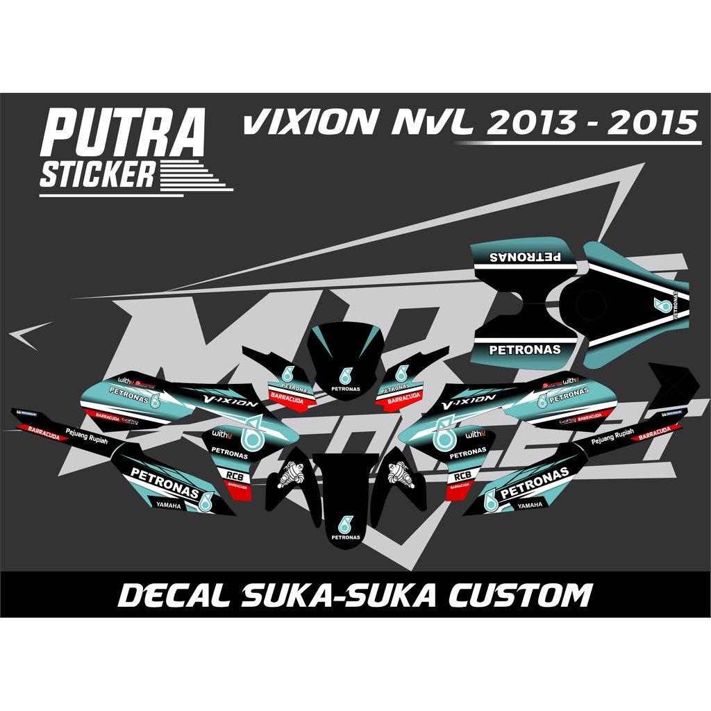 decal vixion lighting dekal stiker vixion decal vixion nvl stiker motor vixion 2014 petronaS