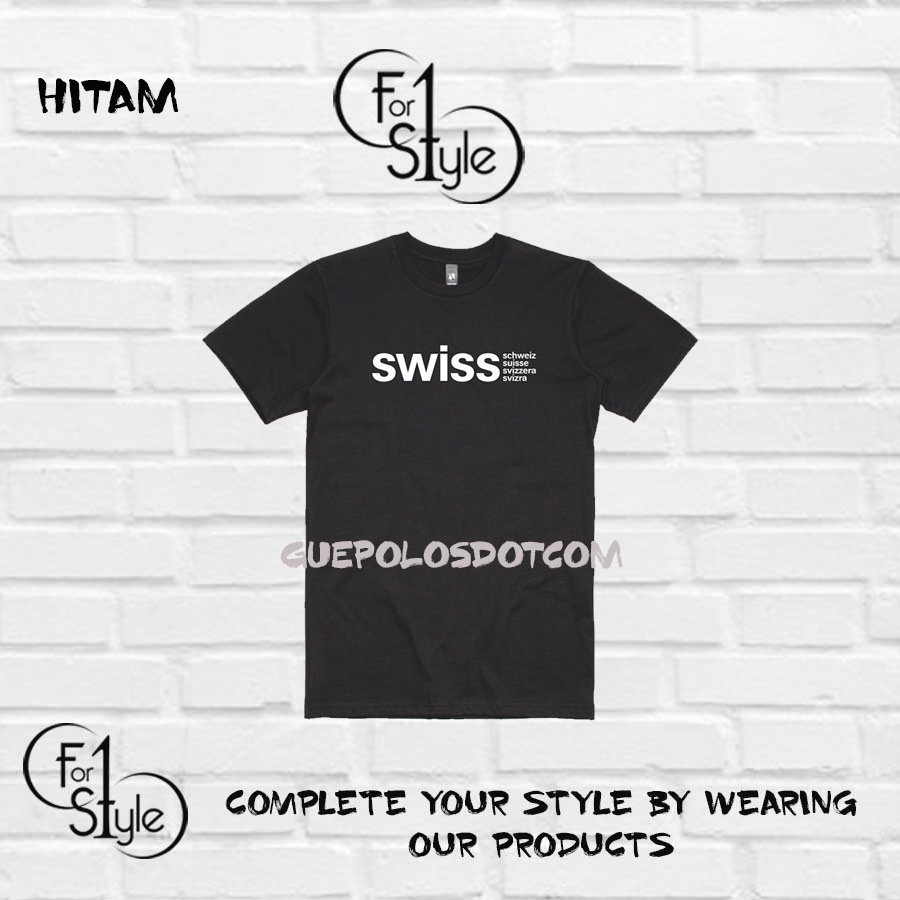 T-SHIRT KAOS SWISS