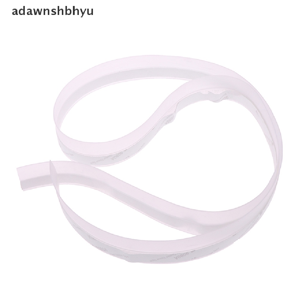 [adawnshbhyu] 1m Transparan Tahan Lama Windproof Silicone Sealing Strip Bar Strip Penutup Pintu