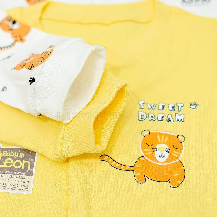 BABY LEON Sleepsuit Bayi Baby Sleepsuit COTTON GY-052 Jumsuit Bayi Laki-Laki Perempuan Jumper