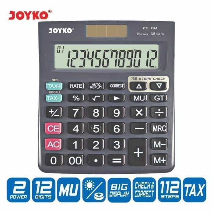 

KALKULATOR DAGANG JOYKO CC-15A Check and Correct Function