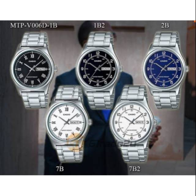 Jam Tangan Pria Casio MTP-V006D SERIES Original Casio MTP-V006D