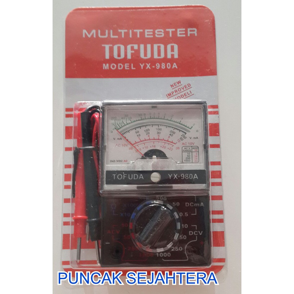 Multimeter Listrik Analog Multitester Model YX-980A