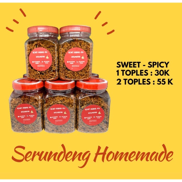 

Serundeng Homemade Pedas & Manis