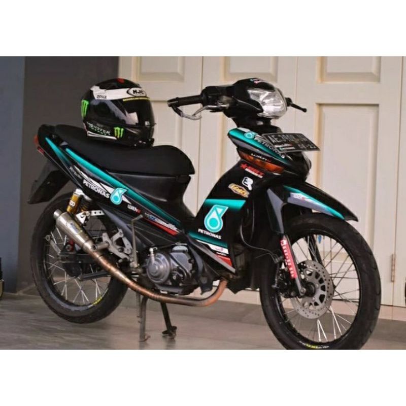 striping sticker lis variasi yamaha vega zr Petronas