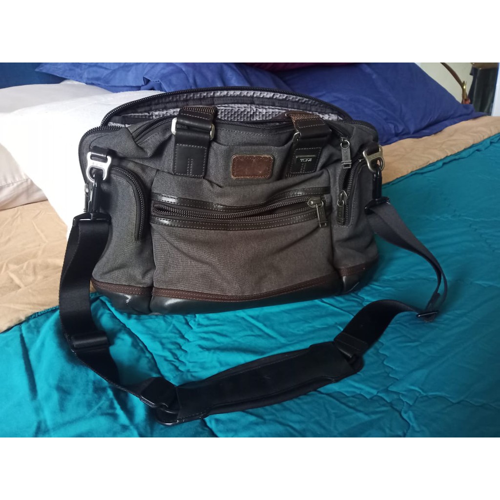 TUMI Alpha Bravo Brooks Slim Laptop Commuter Brief Black 972321041 Bag