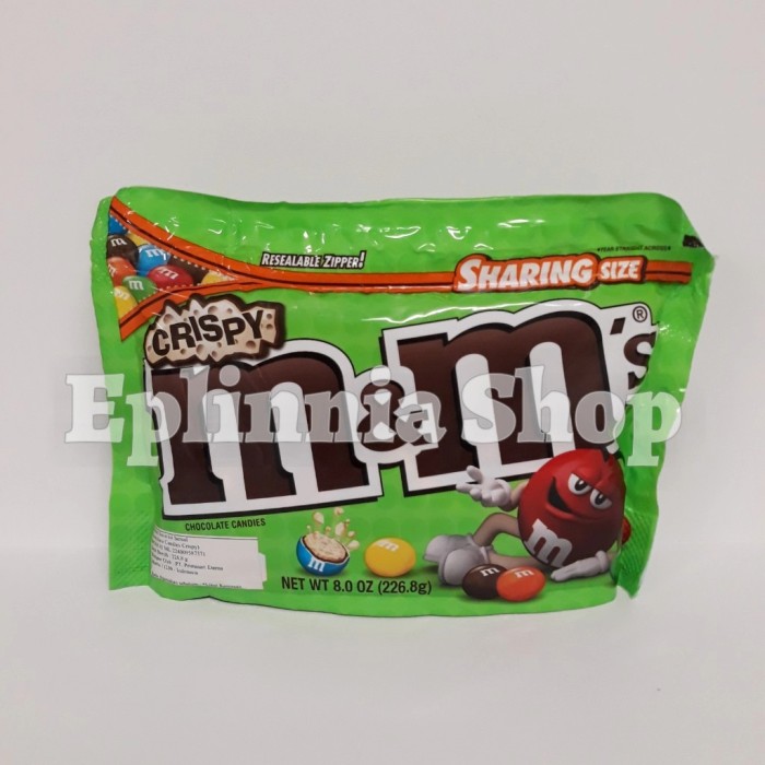 

M&M's Crispy Chocolate Candies 226.8 gr - M&M MM Cokelat
