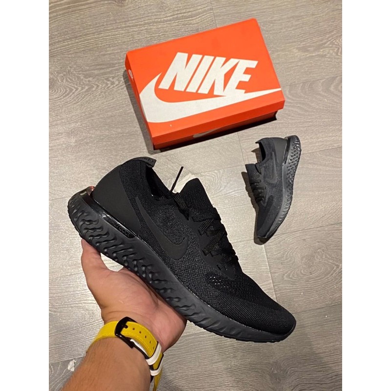 SEPATU NIKE - NIKE EPIC REACT  BLACK - SEPATU OLAHRAGA PRIA WANITA - SEPATU RUNNING PRIA WANITA NIKE