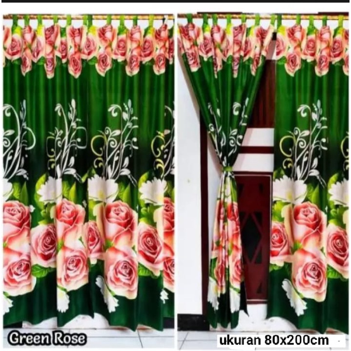 Gorden Smokring 12 Ring/Gorden Ruang Tamu 2022/Tirai Pintu Dan Jendela Promo Murah