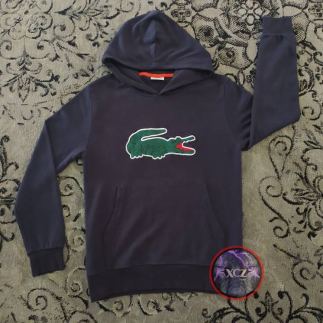 harga hoodie lacoste big logo original