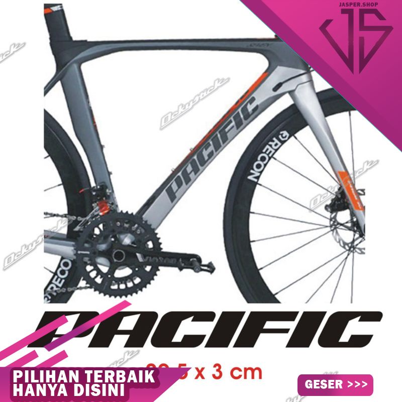 cutting sticker PACIFIC stiker sepeda