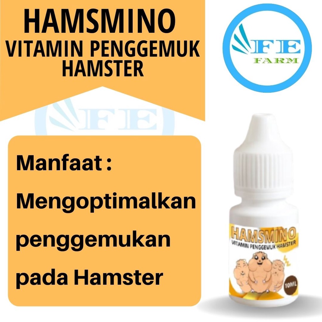 HAMSMINO - Obat Hamster Vitamin Mineral Penggemuk Hamster HAMSMINO FEFARM