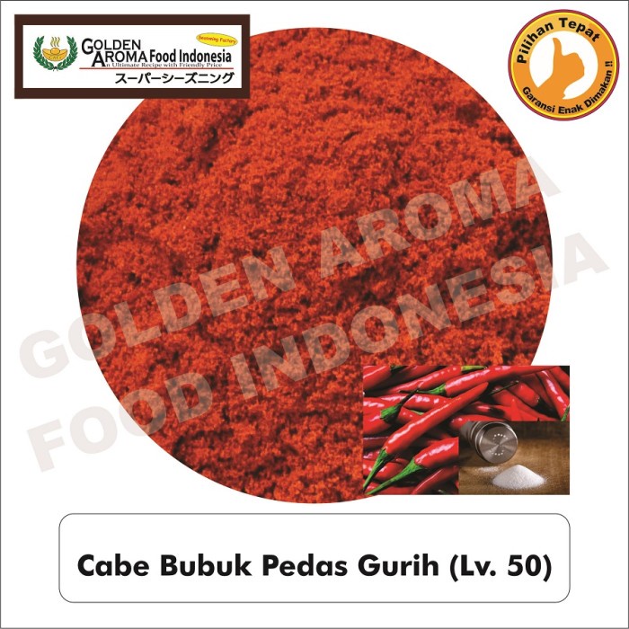 

Marhies- Bumbu Tabur Cabe Bubuk Pedas Gurih Level.50 500 Gr Enak Halal