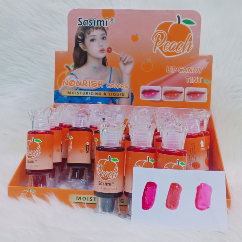 lip tint sasimi candy peach nourish [ 3.pcs ]